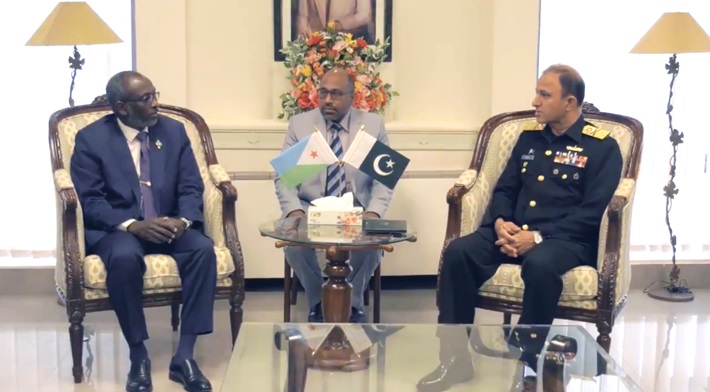 Naval Chief, President Djibouti National Parliament discuss matters of mutual interest & cooperation